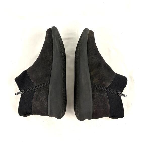 Clarks CloudSteppers Black Suede Ankle Boots Shoes - SILLIAN 2.0 RISE Size 8.5 - Picture 3 of 12
